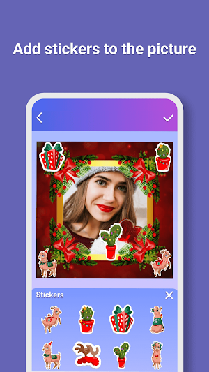 Christmas Photo Frame Edit Screenshot 2