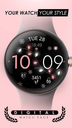 Christmas Lights watch face Screenshot 0