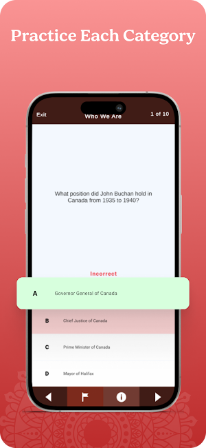 Canadian Citizenship 2025 Test Screenshot 3
