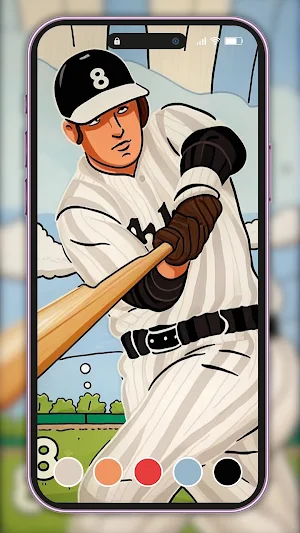 Baseball Coloring Screenshot 2