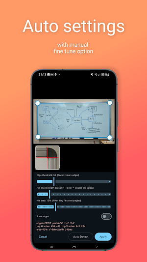 CleanBoard Whiteboard Scanner Screenshot 1