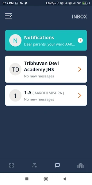 Tribhuvan Academy - PARENT APP Screenshot 1