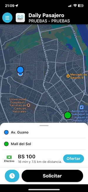 Daily Pasajero Screenshot 0