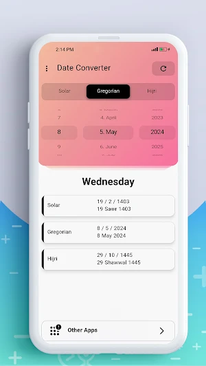 Date Converter - تبدیل تاریخ Screenshot 1