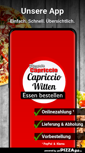 Pizzeria Capriccio Witten Screenshot 0