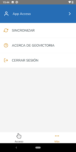 GeoVictoriaApp Acceso Screenshot 3