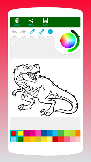 Carnivore Dino Coloring Book Screenshot 1