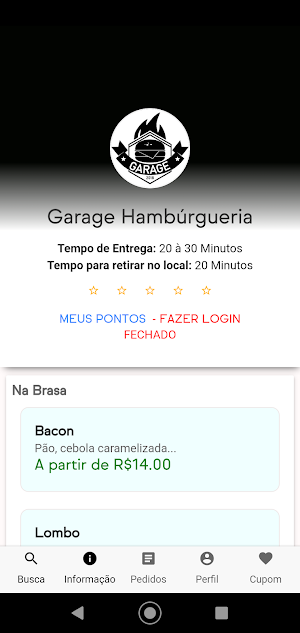 Garage Hamburgueria Cajuru Screenshot 0