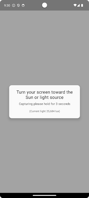 Greenhouse Light Meter Screenshot 1