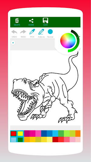 Carnivore Dino Coloring Book Screenshot 2