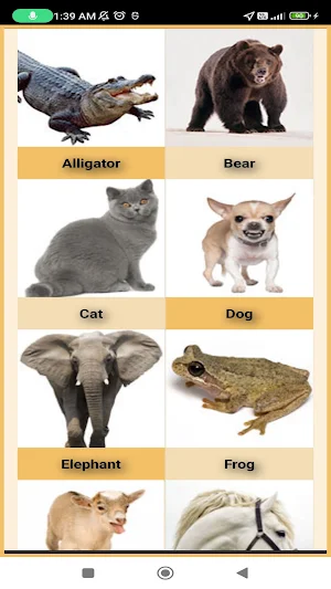 Animal Sounds Alphabetical Screenshot 3