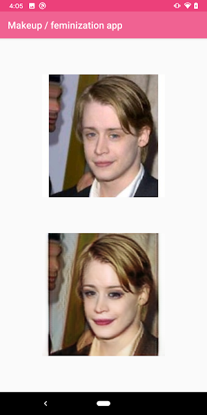 Makeup / feminization app Screenshot 1