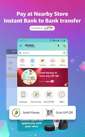 Amazon Shopping, UPI, Money Transfer, Bill Payment Screenshot 3
