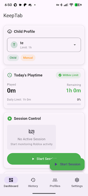KeepTab Screenshot 2