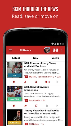 Chicago Hockey News Screenshot 2