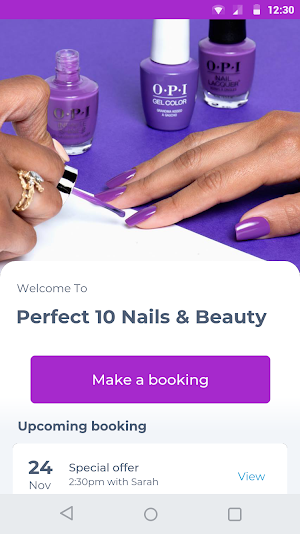 Perfect 10 Nails & Beauty Screenshot 0