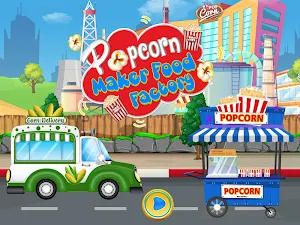 Popcorn Maker Food Factory  Screenshot 0