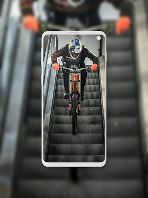 BMX Downhill Wallpaper Screenshot 0
