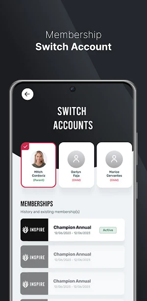 INSPIRE PURE FITNESS Screenshot 2