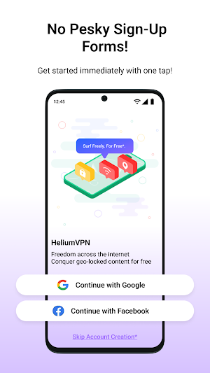 Helium VPN Screenshot 0