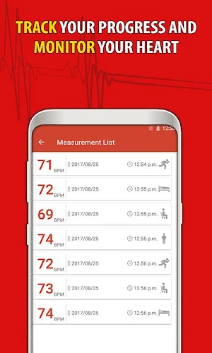 Heart Rate Monitor Pulse Checker:  BPM Tracker Screenshot 3