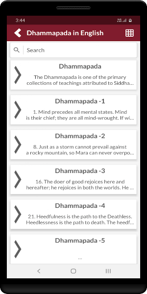 Dhammapada in English Screenshot 2