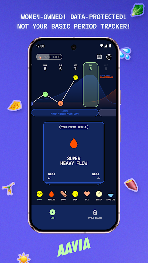 Aavia: Hormone Cycle Tracker Screenshot 0