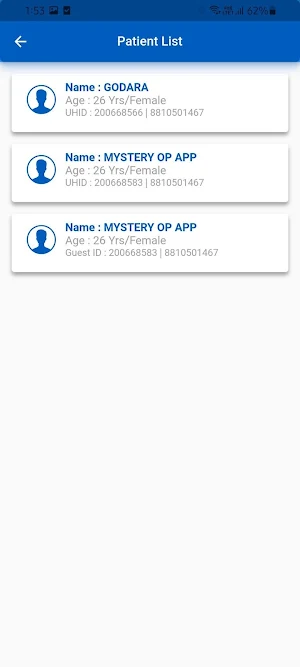 Aman Hospital Patient App Screenshot 2