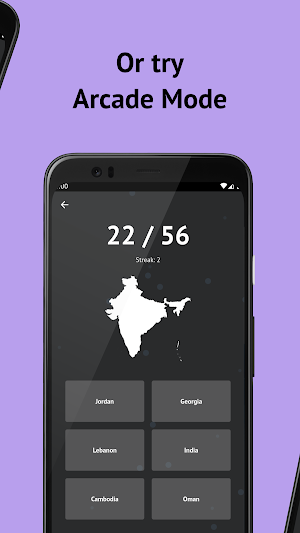 Country Shapes: Geography Quiz Screenshot 2
