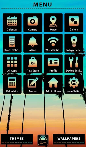 Tequila Sunrise Theme Screenshot 1