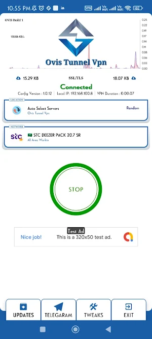 OVIS TUNNEL VPN - Super Fast Screenshot 3