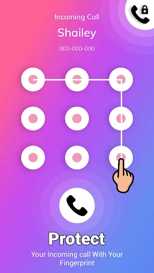 Incoming Call Lock Screen Screenshot 1