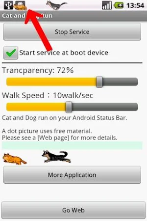 Cat and Dog Run on Screen Screenshot 1