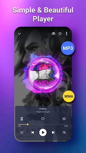S Music Player - MP3 Player Screenshot 2