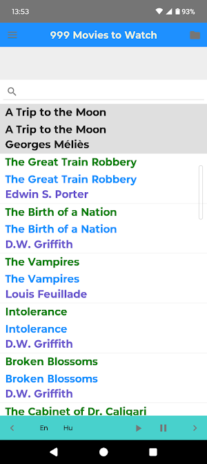 999 Movies to Watch Screenshot 2