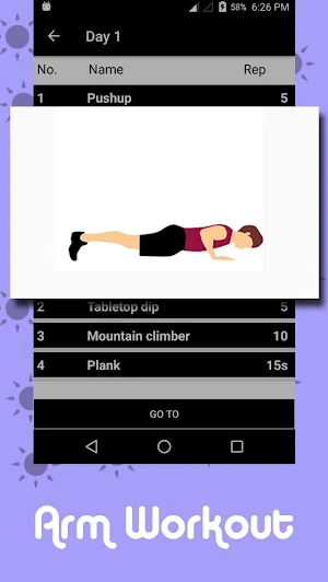 Arm Workout - Biceps Exercise Screenshot 1