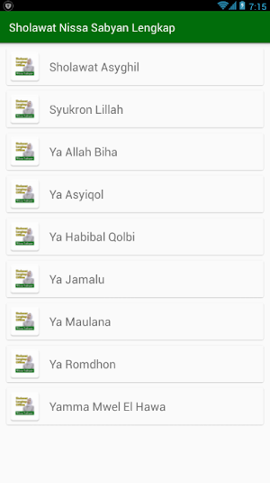 Sholawat Nissa Sabyan Offline + Lirik Lengkap Screenshot 2