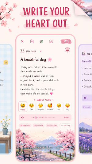My Diary: Journal ,Mood & Lock Screenshot 0