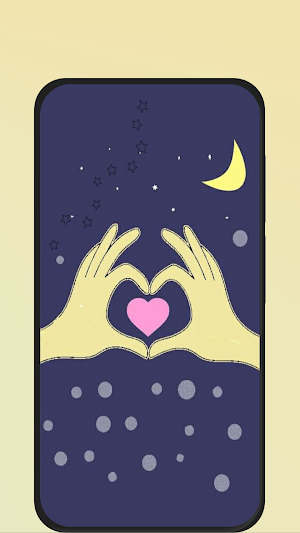 heart hands emoji Screenshot 3