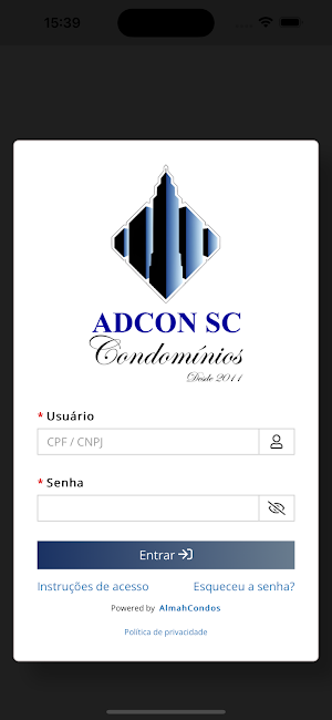 ADCON SC Condomínios Screenshot 1