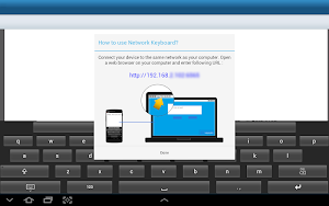 Network Keyboard Screenshot 1