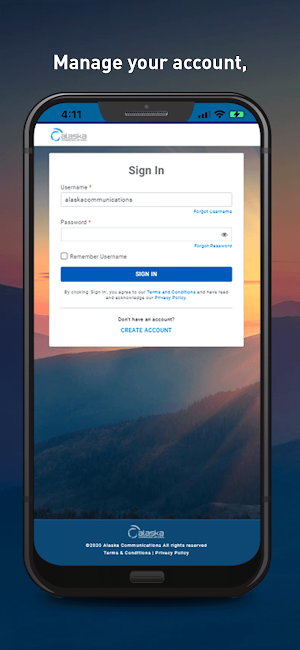AccountView by Alaska Communic Screenshot 0