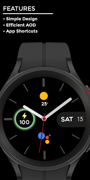 Nighty Analog 08 - watch face Screenshot 1