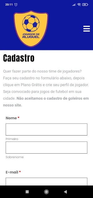 Jogador de Aluguel Screenshot 3