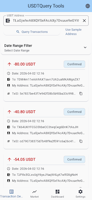 USDTQuery4sixApp Screenshot 1