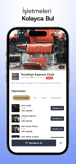Randevu Plus: Salon Booking Screenshot 2