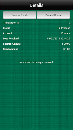 Bank of Evergreen-Mobile Dep. Screenshot 2
