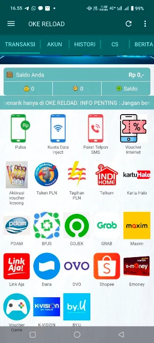 Oke Reload Screenshot 0