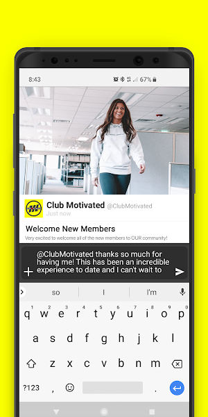 Club Motivated Screenshot 1