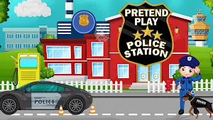 Pretend Play : Police Station Screenshot 0